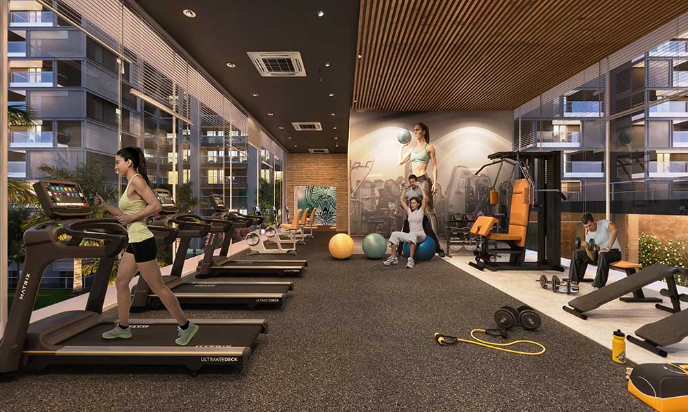 High-end Gym at 1 Residences