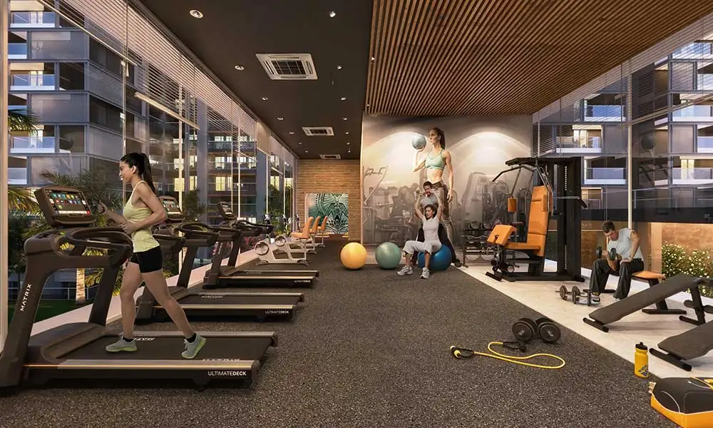 Gym_one_residences_Magarpata High-end Gym at 1 Residences